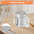 Metal Salt Pepper Dredge Shakers, 2Pcs Stainless Steel Seasoning Jar with Handle, Suitable for Pepper, Cinnamon, Coffee