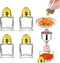 Set of 5 Mini Salt and Pepper Shakers, 0.5 oz Glass Cube Mini Spice Shaker with Funnel for Wedding, Party, Home, Kitchen
