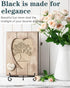 Iron Display Stand 10 Packs, 10 Inches Plate Stand Picture Stand Photo Stand for Display, Black Foldable Easel Stand Holder for Photo Frame, Artwork, Collection, Decorative Plate, Book, Office
