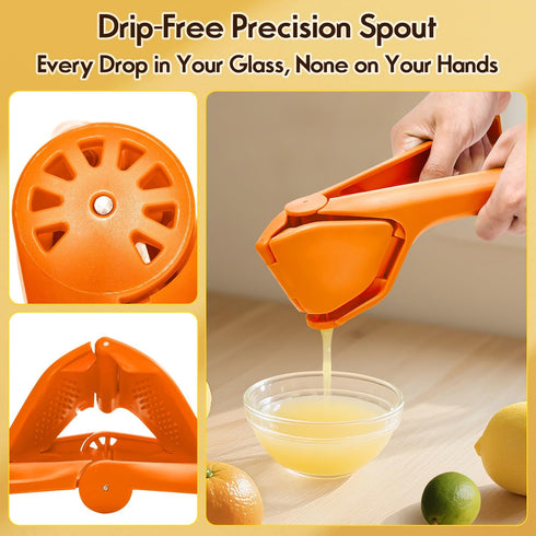 Manual Lemon Squeezer, Hand Lemon Squeezer, Durability and longevity, Easy to Use & Dishwasher Safe, Lemon Juicer