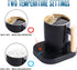 HOWAY 14oz Coffee Mug Warmer Set with Lid, Self Heating Temperature Control
