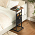28.3" BF40SF01 HOOBRO C Shaped End Table, Side Table for Small Spaces, Couch Table with Storage Bag, Slide Under Sofa