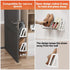 3 Pack 6 Wall Mounted Shoe Rack, Wall Shoe Rack Holds Pairs of Shoes with Sticky Adhesive Strips Shoe Organizer Space