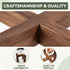 Nipyata Plant Stand Indoor, Large Wooden Plant Stands, Plant Risers for Inside Pots, Flower Stand Holder, Fit Most Size