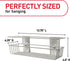 Command Packaging Shower Caddy with Water Resistant Strips, Organize Your Bathroom, Easy to Open Bathroom Decor