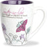 Pavilion Gift Company Mark My Words Sister In Law Floral Butterfly Coffee Tea Mug - Large, Purple, 591ml