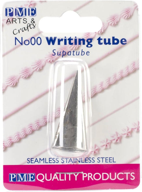 PME Seamless Stainless Steel Supatube Decorating Tip Writer, No. 00
