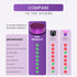 Grinder 2.2 Inch Compact Spice Grinder, Purple Color for Easy Grinding