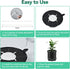 4-Pack 5 OTraki Self Watering Fabric Pot Base, Auto Watering System for Gallon Fabric Pots, Plastic Plant Saucer Stand