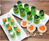 14 Pcs Stainless Steel Fruit Vegetable Cookie Cutters, Mini Pie Cookie Stamps Mold for Kids Baking