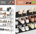 Closet 12-15 3 VILICK Shoe Rack for Shoe Organizer Space Saver Storage for Pair Shoe Shelf with Hook Free Standing Tier