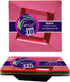 Party Essentials 10 Count Assorted Neon Hard Plastic Square Twist Salad/Snack Bowls, 12-Ounce