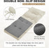 36 Inch 36x15x3Inch, baibu Memory Foam Bench Cushion, Dual-Layer Patent Design Non-Slip Indoor Bench Cushion with Ties