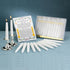 Rite Lite Shabbat Candles - 12 Pieces in Beautiful Box with Artistic Card, White