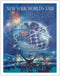 1964 New York World s Fair Unisphere Globe Vintage Travel Poster by Bob Peak, 11x14in Fine Art Print