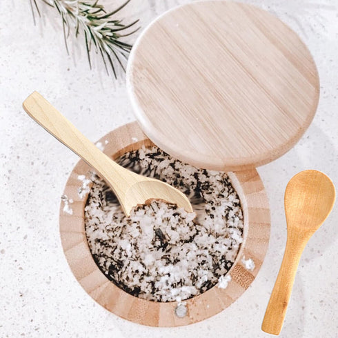 Small Mini Wooden Spoons 50 PCS for Body Scrubs, Sugar Scrubs, Spices, Ice Cream, Bath Salts, 3.93 Inch