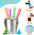 300 Disposable Ice Popsicle Mold Bags Comes With A Funnel, BPA Free Freezer Tubes, Healthy Snack Yogurt Stick Juice