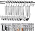 10 Pack Flat S Hooks - Heavy Duty 3inch Stainless Steel Hooks for Hanging Pots, Pans, Plants, Towels