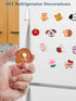 SMARTAKE 80 Pcs Small Round Refrigerator Magnets, 10x2.6mm Neodymium Office Magnets for Home, Kitchen, School (Gold)