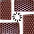 4 x 55 Mini Coffee Beans Chocolate Mold - Food-Grade Silicone Bakeware Mould for DIY Cake Decoration