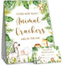 Safari Jungle Guessing Game Cards, Guess How Many Animal Crackers, 50 Cards and Matching Sign for Baby Shower Game