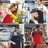 Chef Apron for Men and Women with Gift Box, Cross Back Apron with Pockets for Cooking, Baking, Cotton Canvas Work Apron