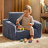 SUFUS Toddler Baby Chair Couch Sofa Kids Foldable 2-in-1 Sherpa Fold Out Couch