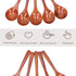 5Pcs Soup Spoons, Wooden Spoons for Eating Asian Soup, Japanese Style Ramen Noodle Soup Spoons, Brown