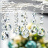 20pcs 38mm Clear Grid Chandelier Crystal Pendants,Crystals Beads for Chandeliers,Hanging Crystals for Windows Wedding