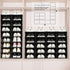 6-Tier Thickened Shoe Rack, Stackable Storage Organizer for Bedroom Entry, Adjustable Rack, Shoe Slots Shelf, Easy