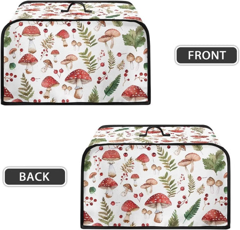 Mushroom Crock Pots Cover, Resistant Oval Slow Cooker Cover with Top Handle, Kitchen Appliance Cover