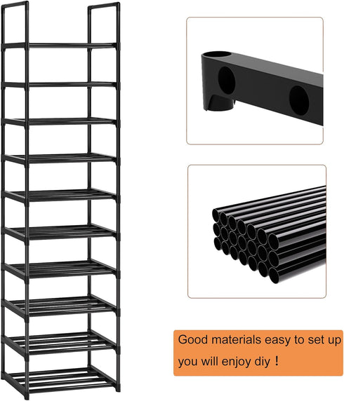 Closets,Shoes OYREL Shoe Rack, Sturdy Metal Shoe Rack Organizer,Narrow Shoe Racks for Rack,Shoe Stand,Shoe Shelf