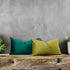 Olive Decorative Lumbar Velvet Throw Pillow Covers Set of 2, 12x20 inch with Zipper for Sofa Couch Bed