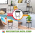Aonagi 15" 8" 2pcs) Tall Metal Plant Stand, Wide Round Plant Stand for Flower Pot Rustproof Iron Plant Holder