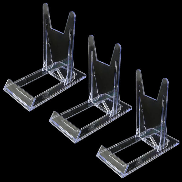 Acrylic Plate Stands FMHXG 3PCS Adjustable Clear Plastic Display Easel Holders