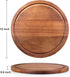 Round Acacia Wood Cutting Boards for Kitchen - Best Wooden Charcuterie Boards and Pizza Cutting Board