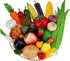 Woration 30pcs Plastic Artificial Fruit Fake Vegetables Simulation Foam Mini Fruits Set