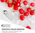 DOITOOL 3pcs Stainless Steel Fruit Removal Tools - Strawberry and Pineapple Peeler for Easy Kitchen Cleaning
