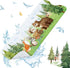 SHUCHING Woodland Animal Bath Mat for Tub Non Slip-40 X 16 Inch,