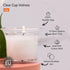 HYOOLA Clear Cup Scented Votive Candles - Lily, 12 Hour Burn Time, 4 Pack