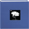 Fabric Frame Photo Album, Sky Blue - 200 Pockets for 4x6 Photos