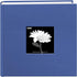 Fabric Frame Photo Album, Sky Blue - 200 Pockets for 4x6 Photos