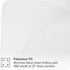 Bare Home Queen Mattress Topper, Cotton Top Fitted Mattress Cover, Cooling Breathable Air Flow, Soft Noiseless Mattress
