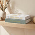 Set 2 Realistic Decorative Book Boxes with Hidden Storage, of Linen Faux Books, Sturdy and Neutral Home Decor