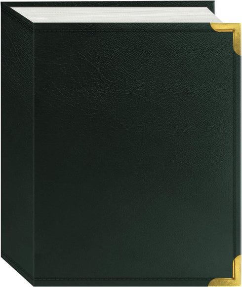 Pioneer Photo Albums E4-100/GN 100 Pocket Photo Album, Green Sewn Leatherette Cover, 4 by 6-Inch