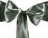 5pcs 6 x106 Efavormart Eucalyptus Sage Green Satin Chair Sashes Tie Bows for Wedding Events Decor Chair Bow Sash Party
