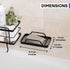 KINCMAX Premium Adhesive Soap Holder for Shower Wall - Drill Free Bar Soap Dish for Bathroom Storage - Stainless Steel