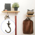 20 Pcs Heavy Duty Screw Hooks, Metal Carving Hooks for Indoor Outdoor Use, Plant Hooks, Mug Hooks, Decor
