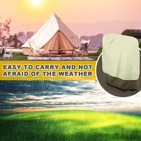 Fun Gift Resistant(32.3'' 36.7'x 8.3') (420D Outdoor Folding Chair Covers,Oxford Cloth Zero Gravity Chair Covers