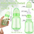 TrelaCo Bottle Chug Baby Shower Game Sign, 20 Pcs Baby Bottles Shower Favor, Plastic Greenery Flowers Bear Elephant